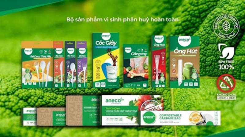 Các sản phẩm phân hủy hoàn toàn AnEco của Tập đoàn An Phát Holdings ra đời với mục đích bảo vệ môi trường, hưởng ứng các khẩu hiệu chống rác thải nhựa