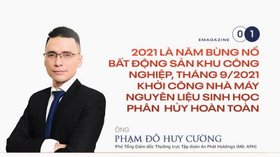 Ông Phạm Đỗ Huy Cường - Phó TGĐ thường trực APH: "2021 sẽ làm năm bùng nổ của bất động sản công nghiệp"