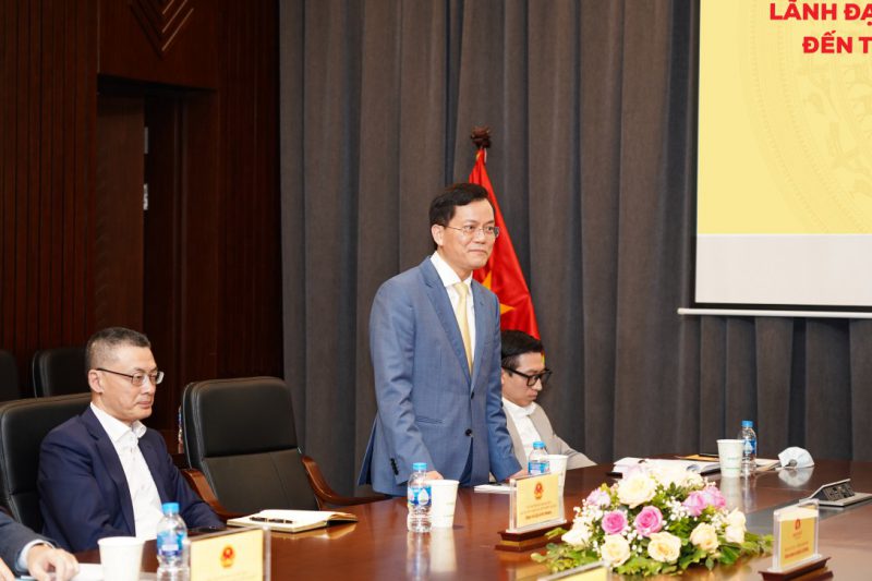 Ông Hà Kim Ngọc - Đại sứ đương nhiệm của Việt Nam tại Mỹ chia sẻ tại buổi họp.